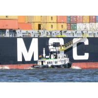 2605 Die Gangway ist an Backbord des Containerschiffs MSC ROSELLA heruntergelassen. | 